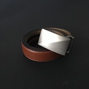 CHAOREN Leather Ratchet Belt Men - Customizable Fit, Effortless Style (35mm)